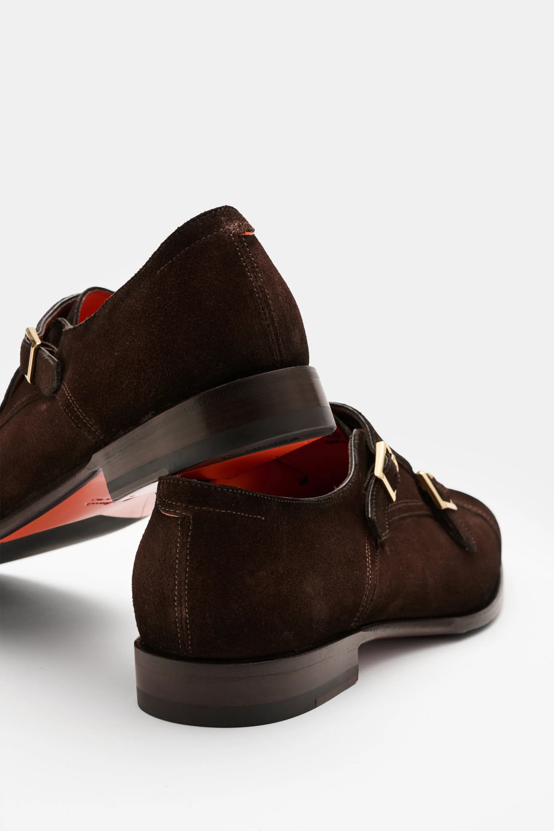 Santoni - Herren - Doppelmonk 'Adrian' dunkelbraun – Bild 4