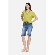 Schlupfbluse mit Kragen