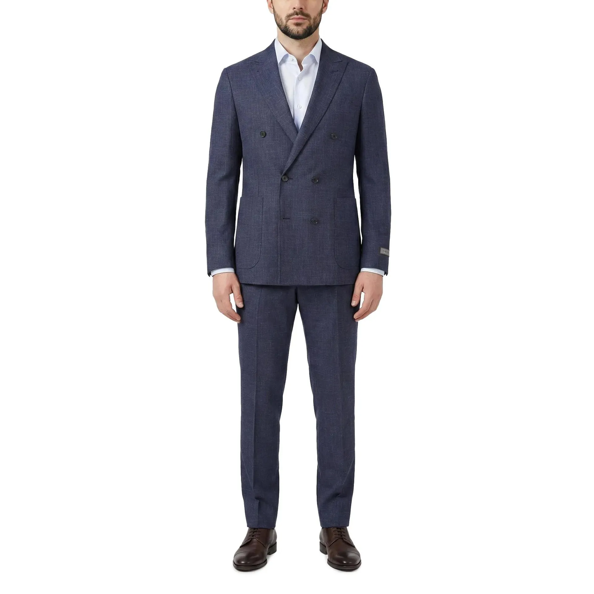 Canali - Zweiteiliger Anzug Kei aus Wollmix - Größe 56 - blau Canali - Zweiteiliger Anzug Kei aus Wollmix - Größe 56 - blau