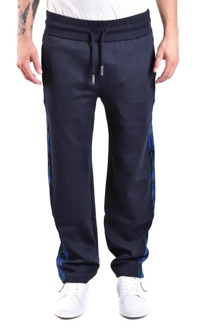 Missoni - Sky Blue Trousers With Zigzag Pattern - Größe M - schwarz Missoni - Sky Blue Trousers With Zigzag Pattern - Größe M - schwarz