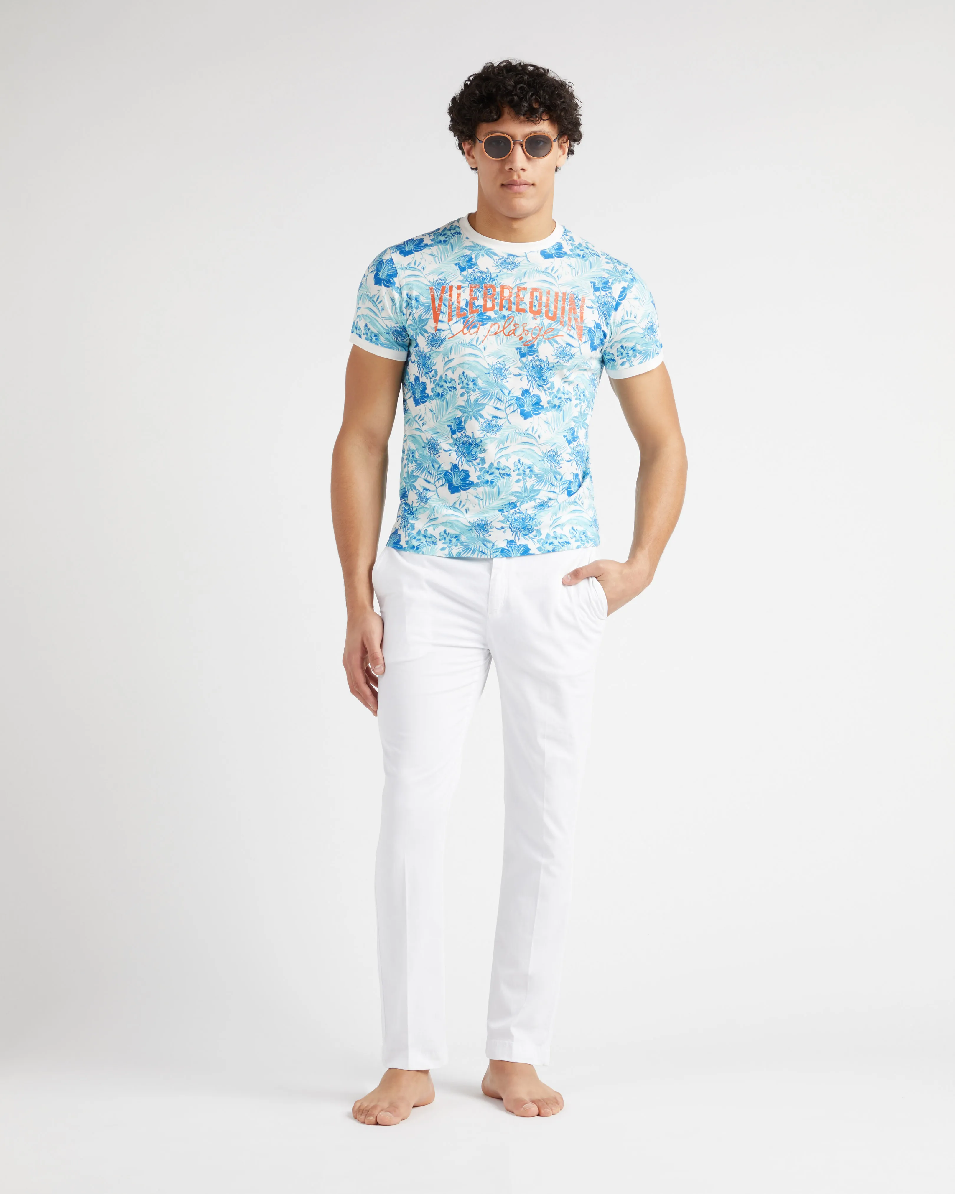 Vilebrequin - Solid Hose Aus Baumwolle Und Tencel Für Herren - Jeanshose - Clemence - Weiss - Größe 36 – Bild 5