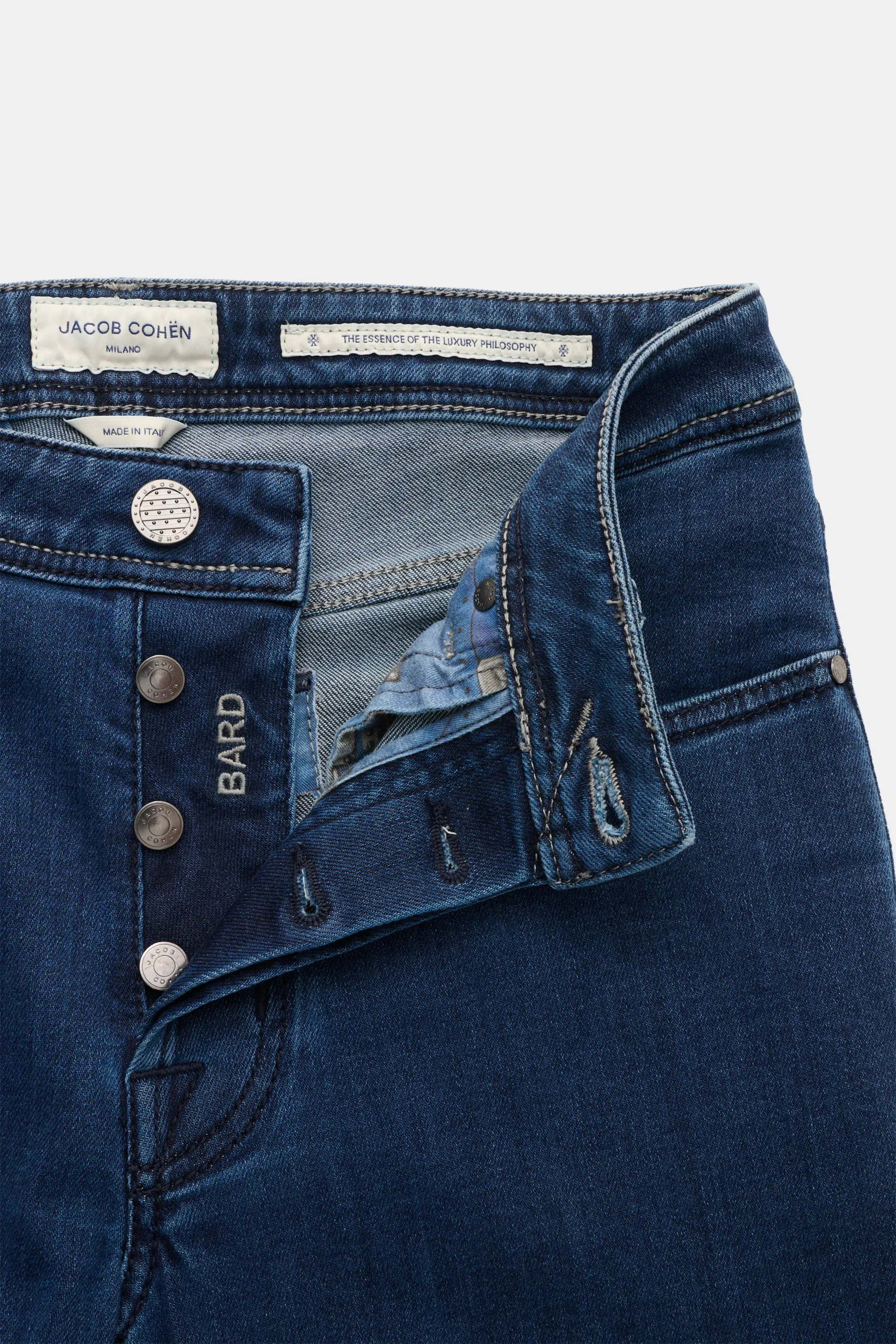 Jacob Cohen - Herren - Jeans 'Bard' dunkelblau – Bild 4