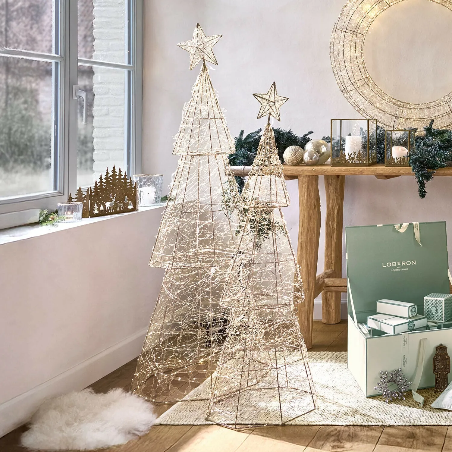 LED-Baum 2er Set Chantorin – Bild 2