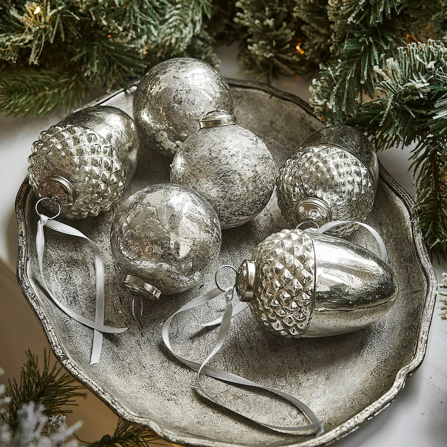 Christbaumkugeln 6er Set Dorianne – Bild 2