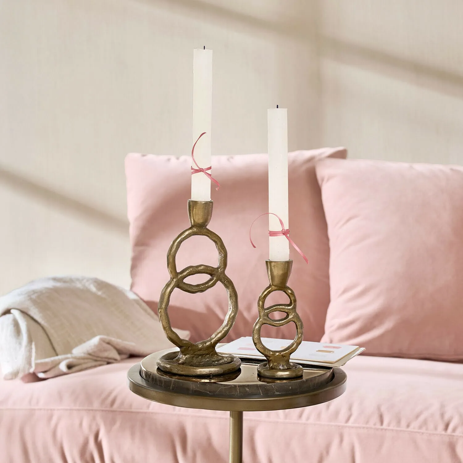 Kerzenständer 2er Set Corvane – Bild 2