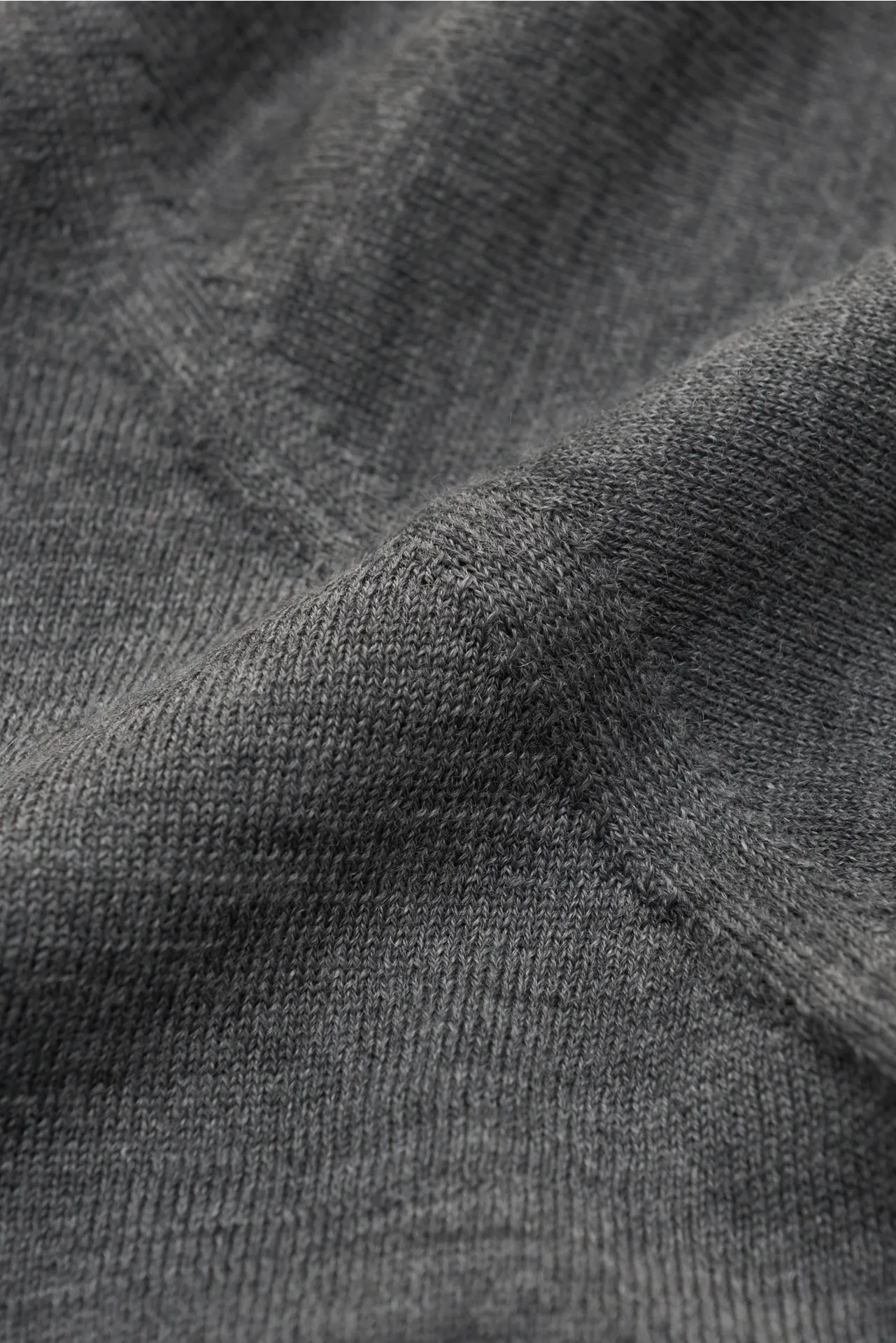 Brunello Cucinelli - Herren - Feinstrick-Rollkragenpullover dunkelgrau meliert – Bild 4