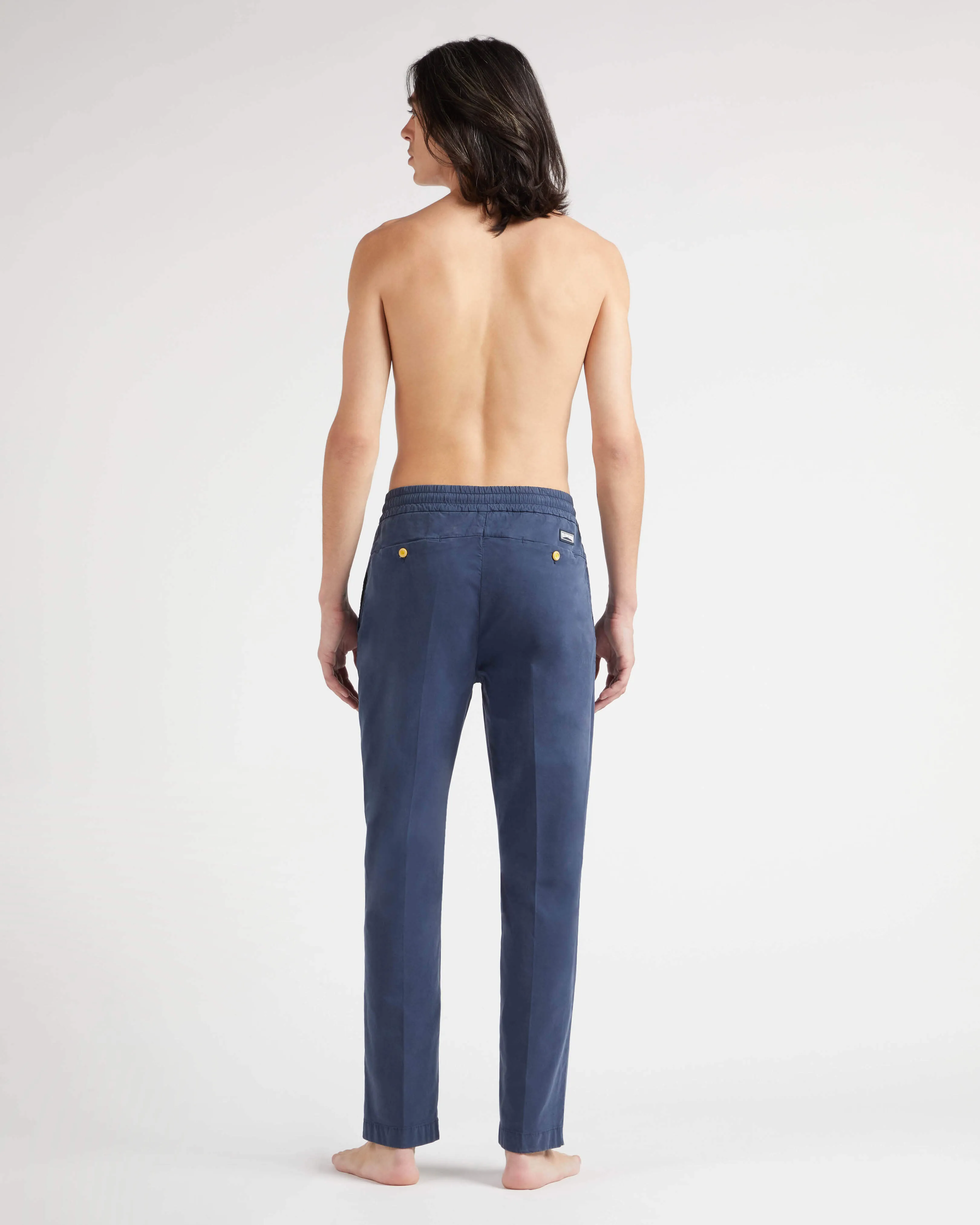 Vilebrequin - Solid Hose Aus Baumwolle Und Tencel Für Herren - Jeanshose - Clemence - Blau - Größe 36 – Bild 4