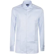 Zegna - Lux Tailoring Long Sleeve Cotton Shirt Blue - Größe 42 - blue Zegna - Lux Tailoring Long Sleeve Cotton Shirt Blue - Größe 42 - blue