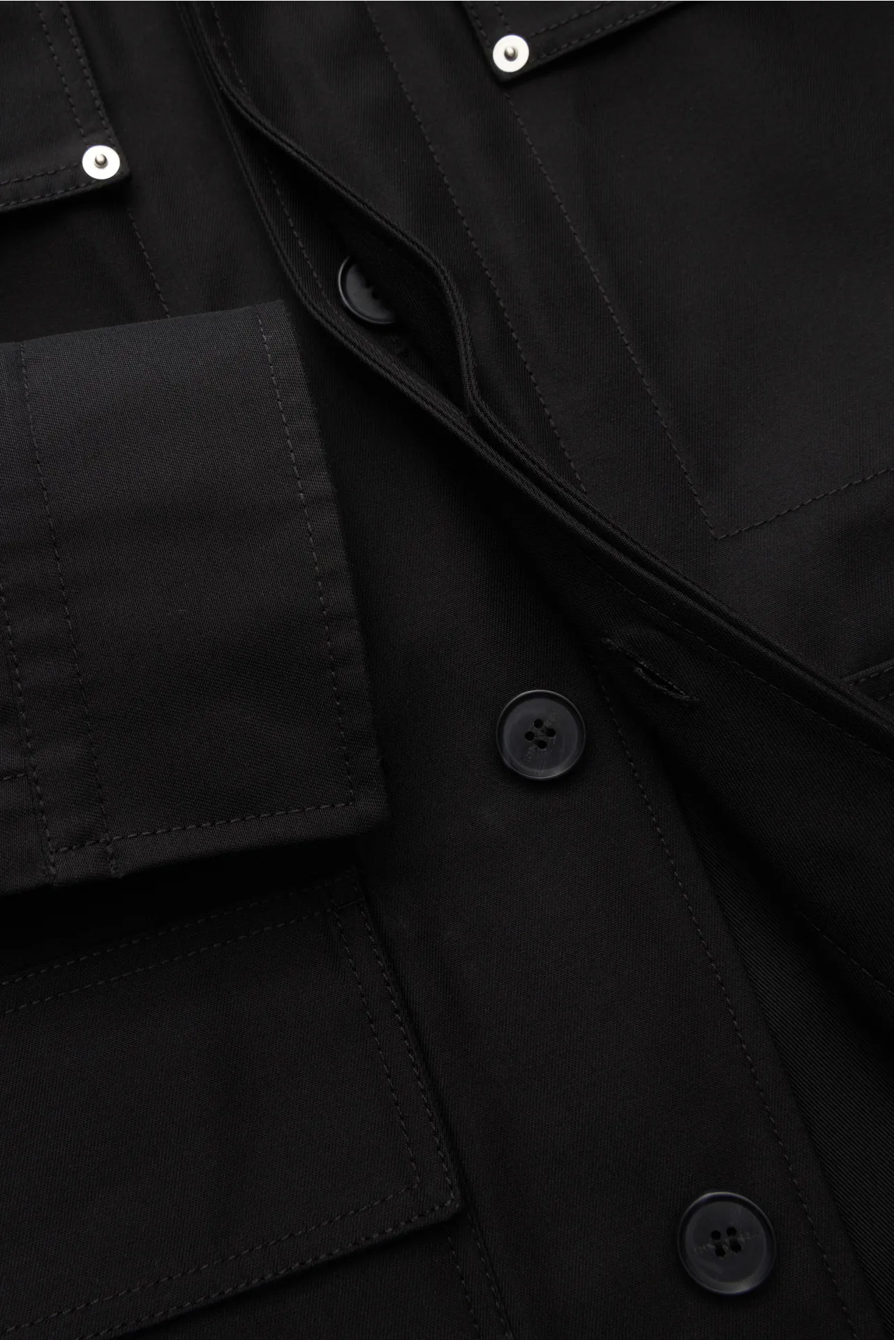 1017 ALYX 9SM - Herren - Overshirt 'Officer Shirt' schwarz – Bild 3