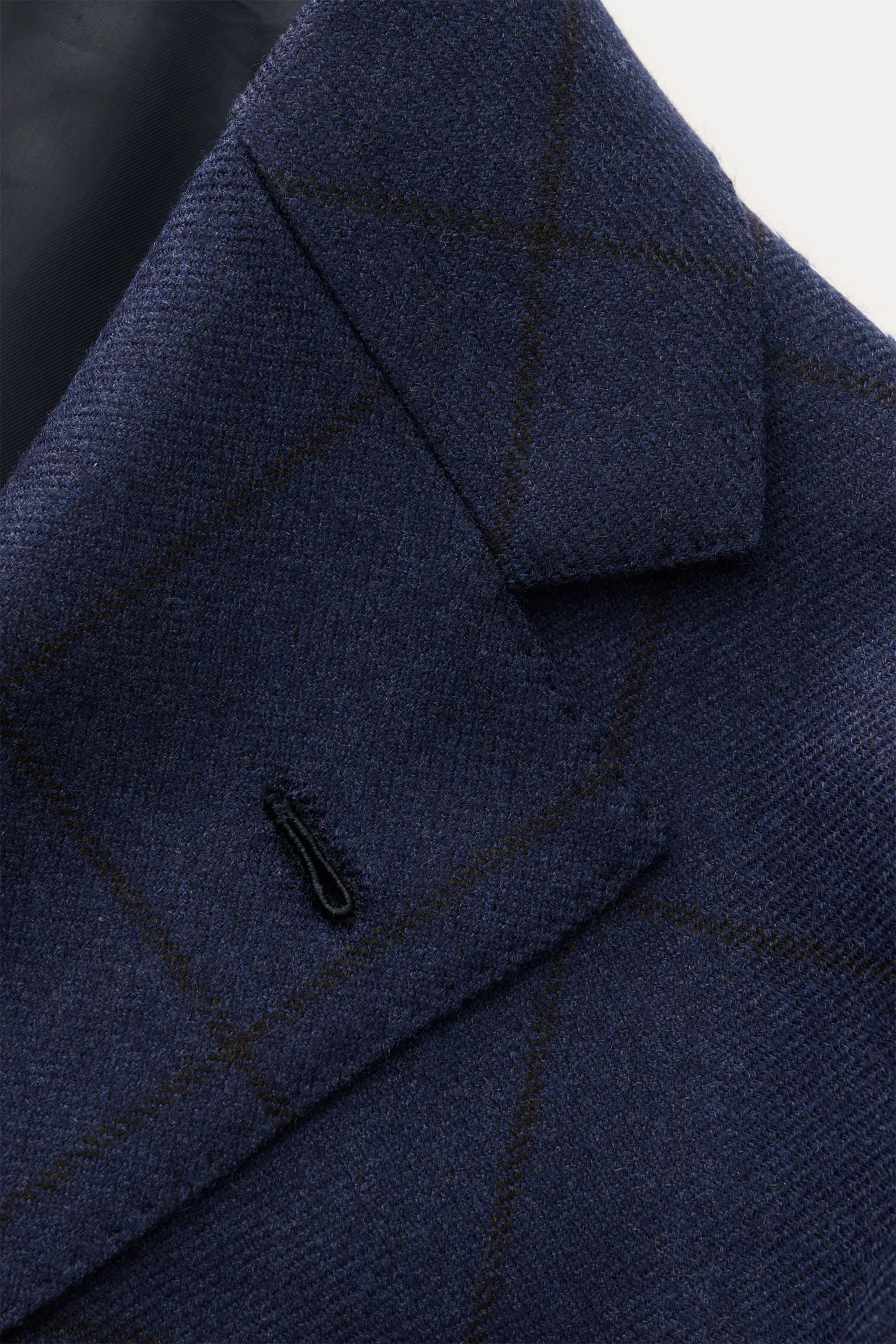 Borrelli - Herren - Sakko 'Procida' navy/schwarz kariert – Bild 5