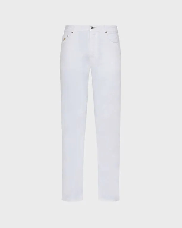 Vilebrequin - Solid Hose Aus Leinen Und Baumwolle Für Herren - Jeanshose - Gbetta18 - Weiss - Größe 31 Vilebrequin - Solid Hose Aus Leinen Und Baumwolle Für Herren - Jeanshose - Gbetta18 - Weiss - Größe 31