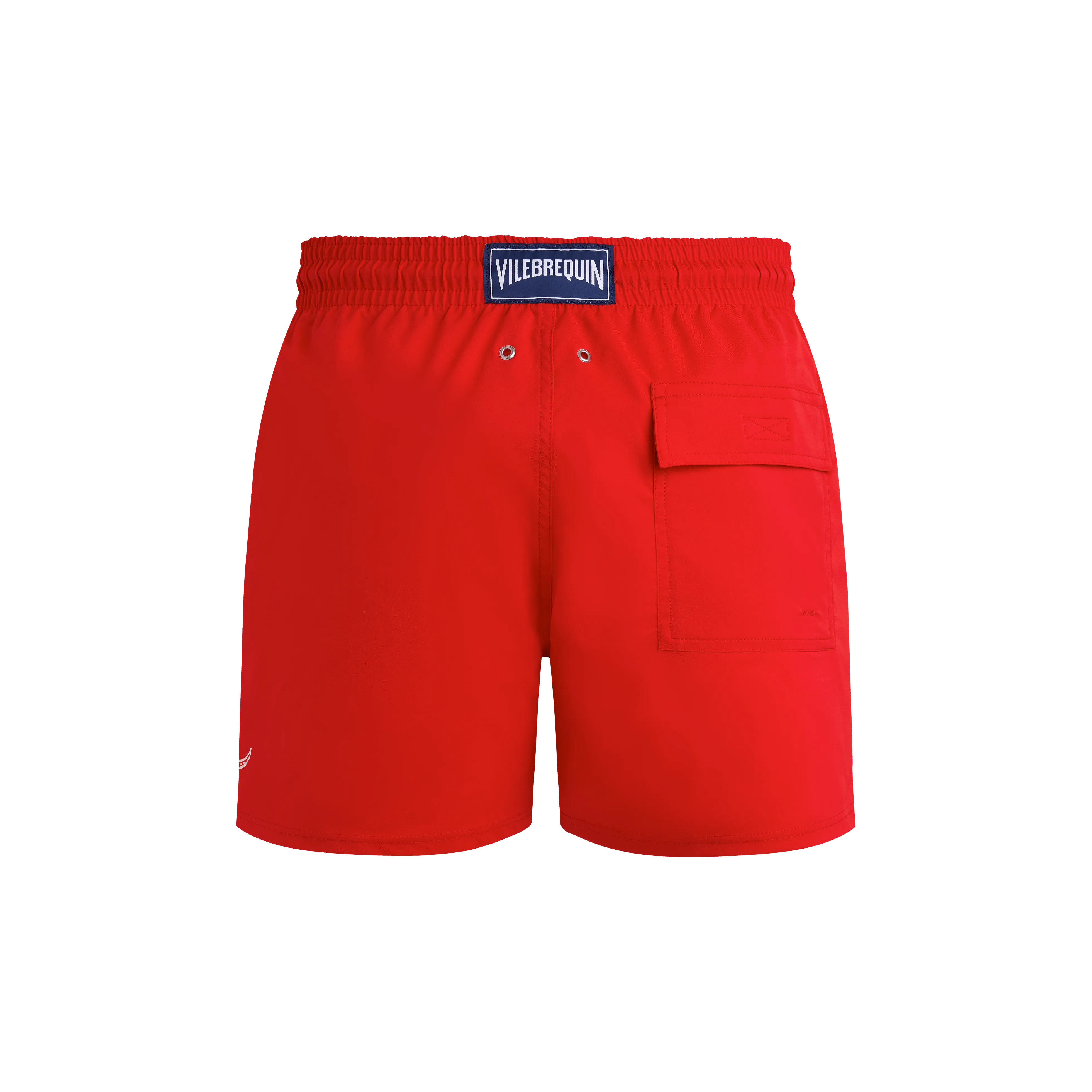 Vilebrequin Kurze Placed Poulpe Stretch-badeshorts Für Herren - Moorise - Rot - Größe M – Bild 2