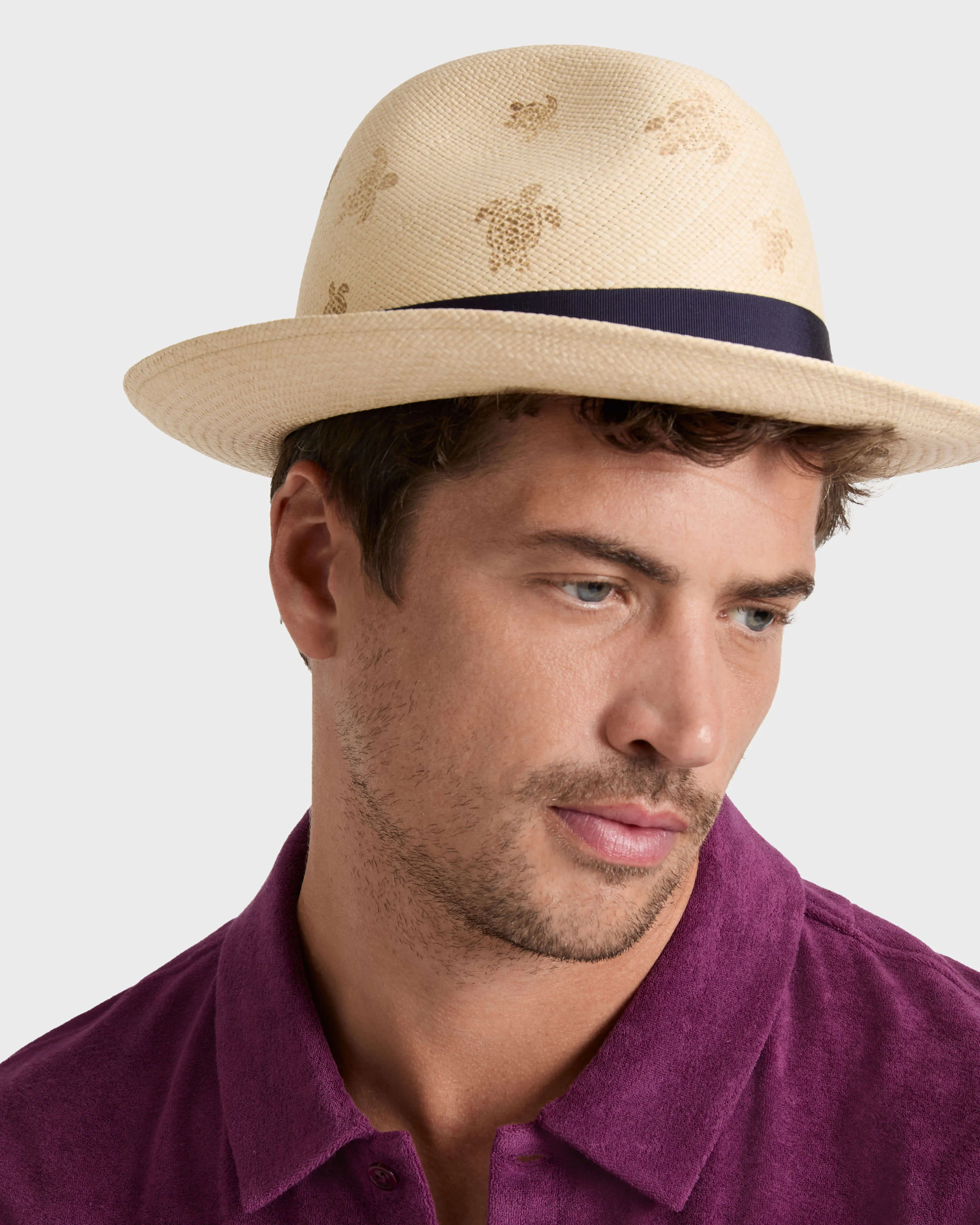 Vilebrequin - Strohhut Für Herren - Vilebrequin X Borsalino - Hut - Claudio - Beige - Größe L – Bild 3