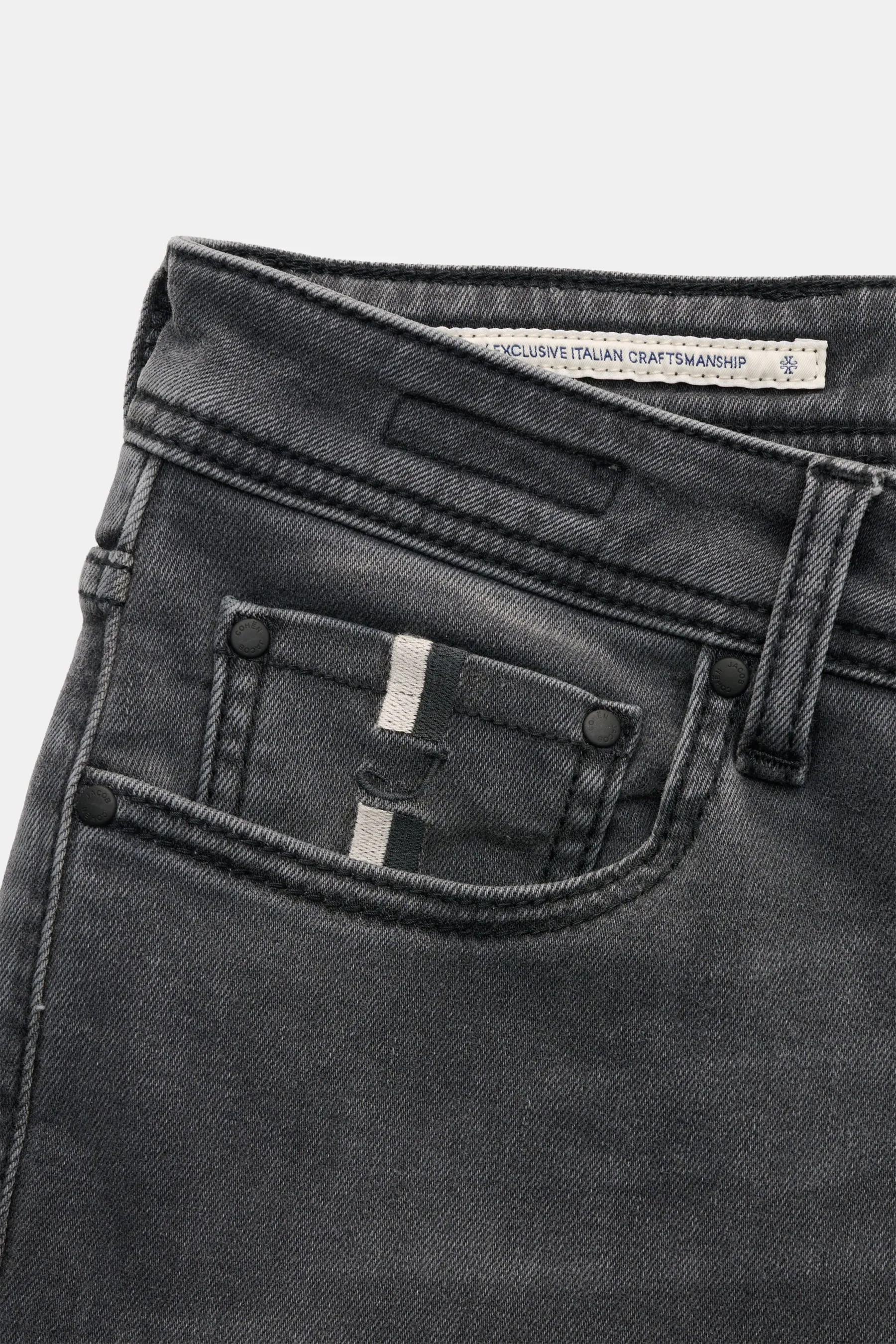 Jacob Cohen - Herren - Jeans 'Bard' dunkelgrau – Bild 5