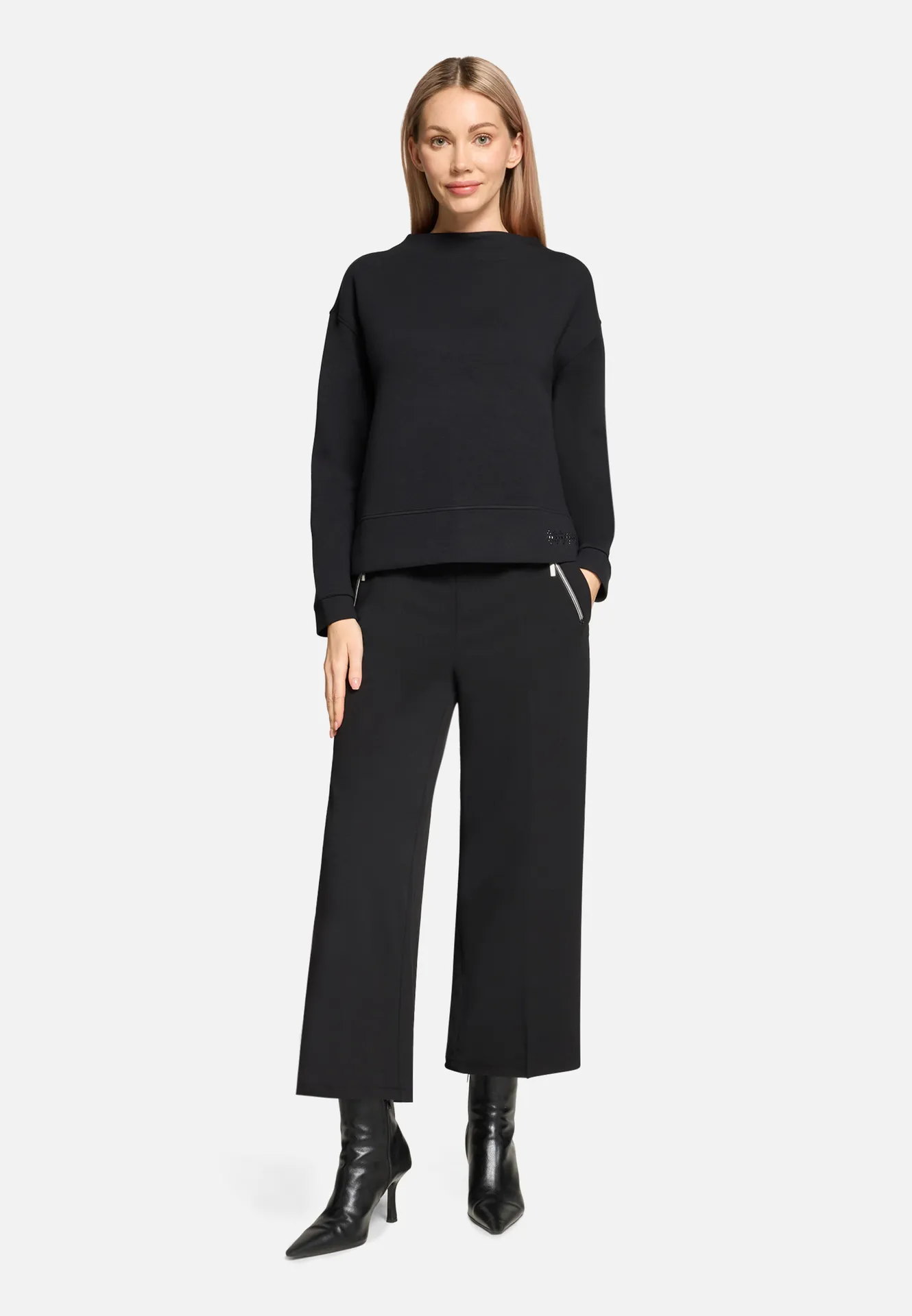 Sweatshirt mit Stehkragen – Bild 2