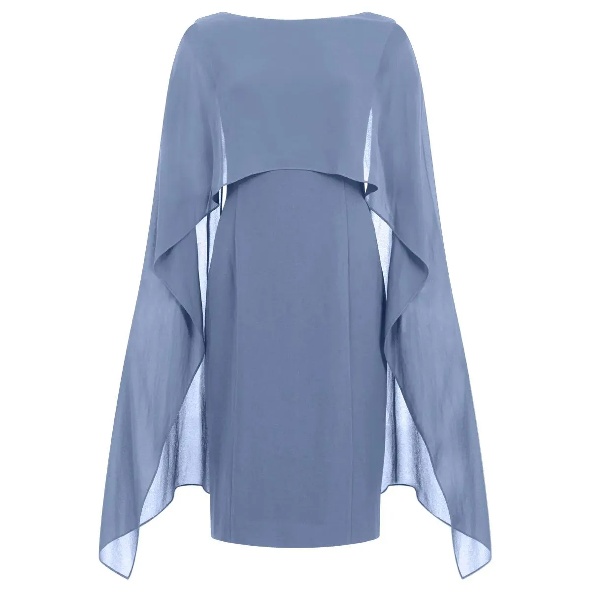 Apart - Kleid mit Chiffonstola - Größe 42 - blau Apart - Kleid mit Chiffonstola - Größe 42 - blau