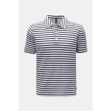 04651/ A trip in a bag - Herren - Frottee-Poloshirt %27Terry Stripe Polo%27 navy/weiß gestreift 04651/ A trip in a bag - Herren - Frottee-Poloshirt %27Terry Stripe Polo%27 navy/weiß gestreift
