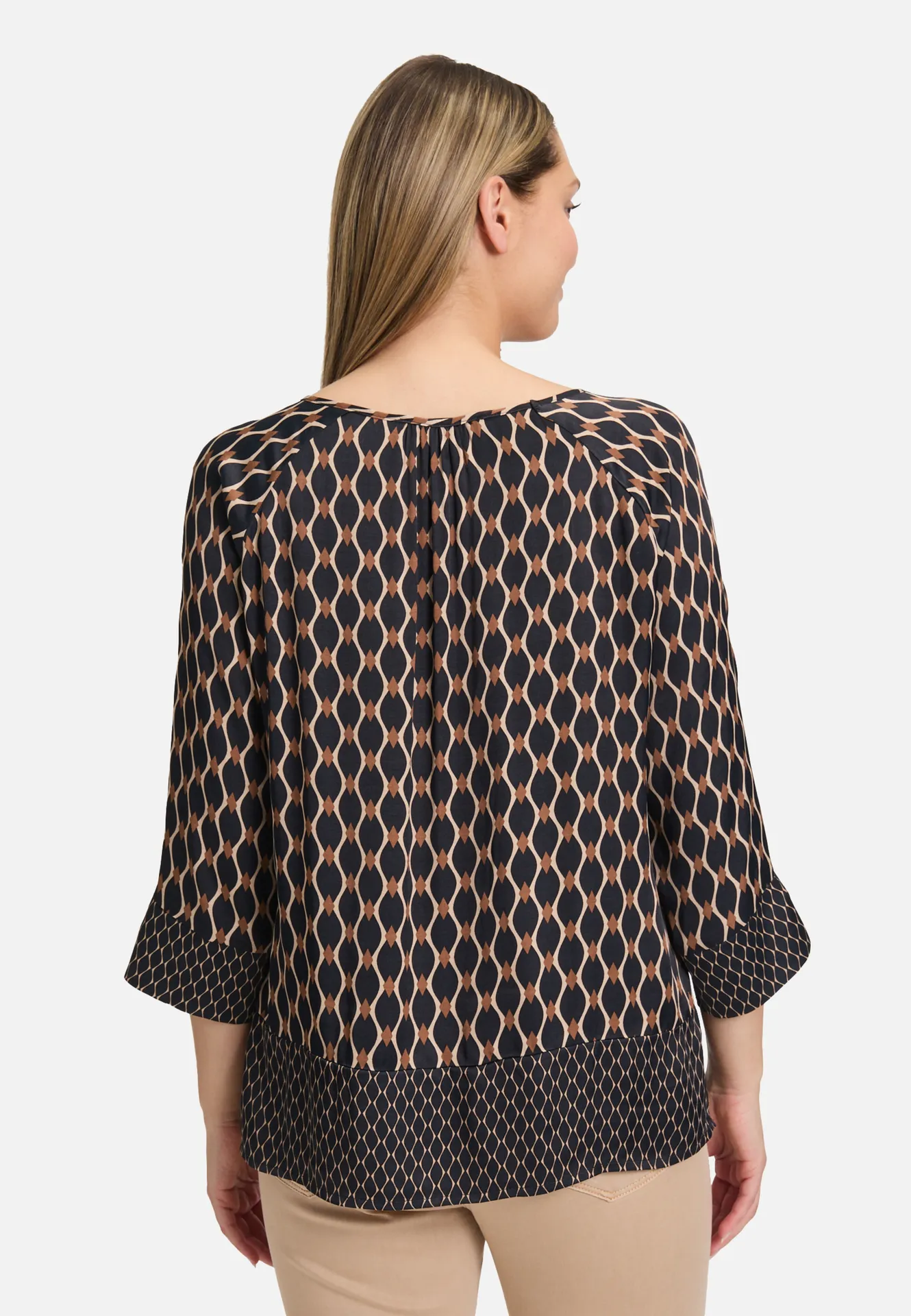 Schlupfbluse mit Print Schlupfbluse mit Print