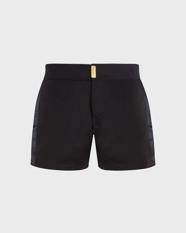 Vilebrequin - Figurbetonte Woll-badeshorts Für Herren - Bademode - Midnight - Schwarz - Größe XXL Vilebrequin - Figurbetonte Woll-badeshorts Für Herren - Bademode - Midnight - Schwarz - Größe XXL