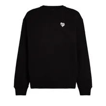 Karl Lagerfeld - K/HEART SWEATSHIRT - Größe XS - schwarz Karl Lagerfeld - K/HEART SWEATSHIRT - Größe XS - schwarz