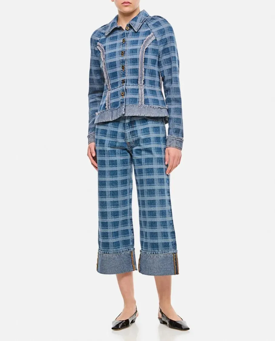 Molly Goddard - Alfie Denim Jacket - Größe 10 - blau – Bild 4