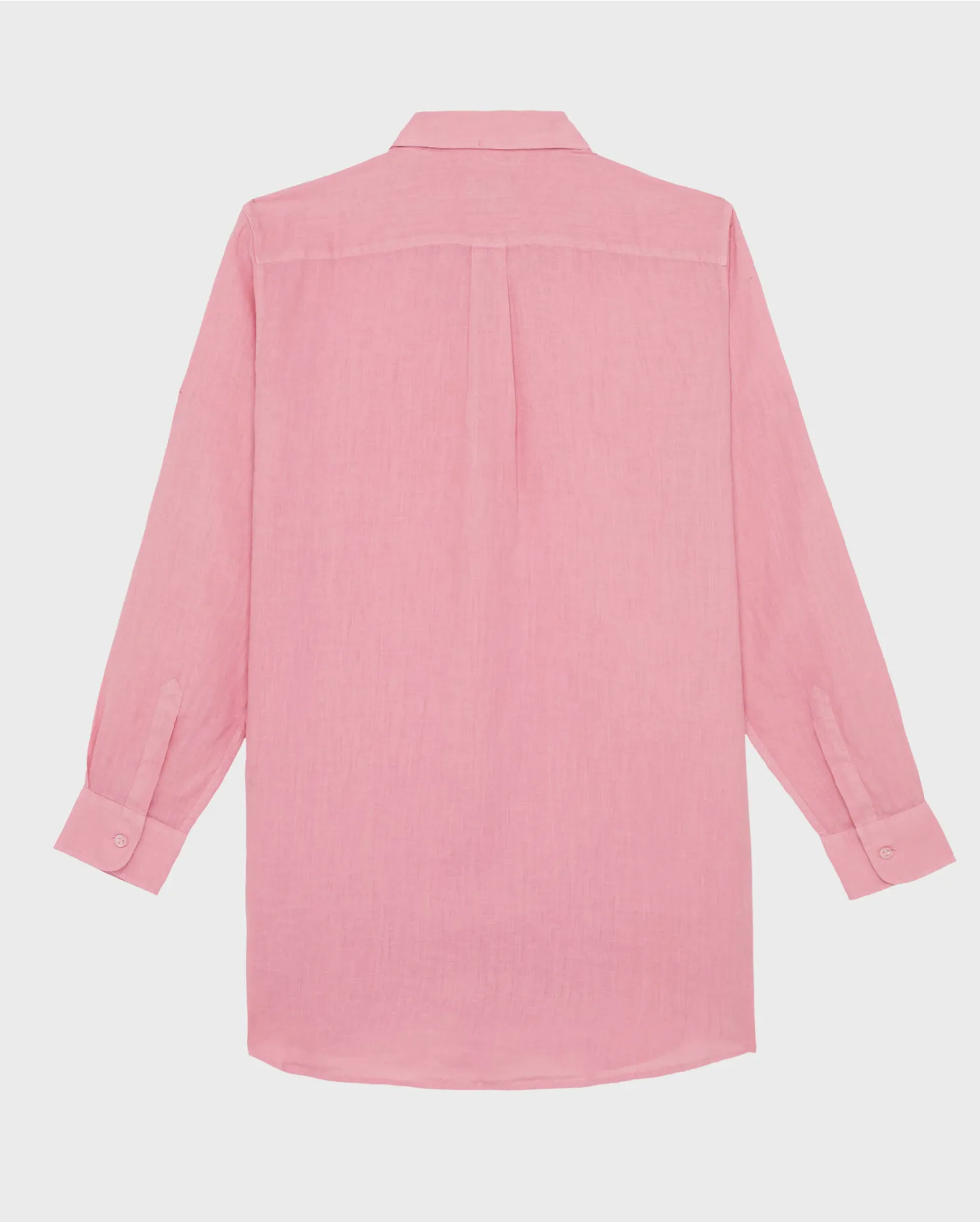 Vilebrequin - Solid Hemdkleid Aus Leinen Für Damen - Kleid - Fragance - Rosa - Größe M – Bild 2