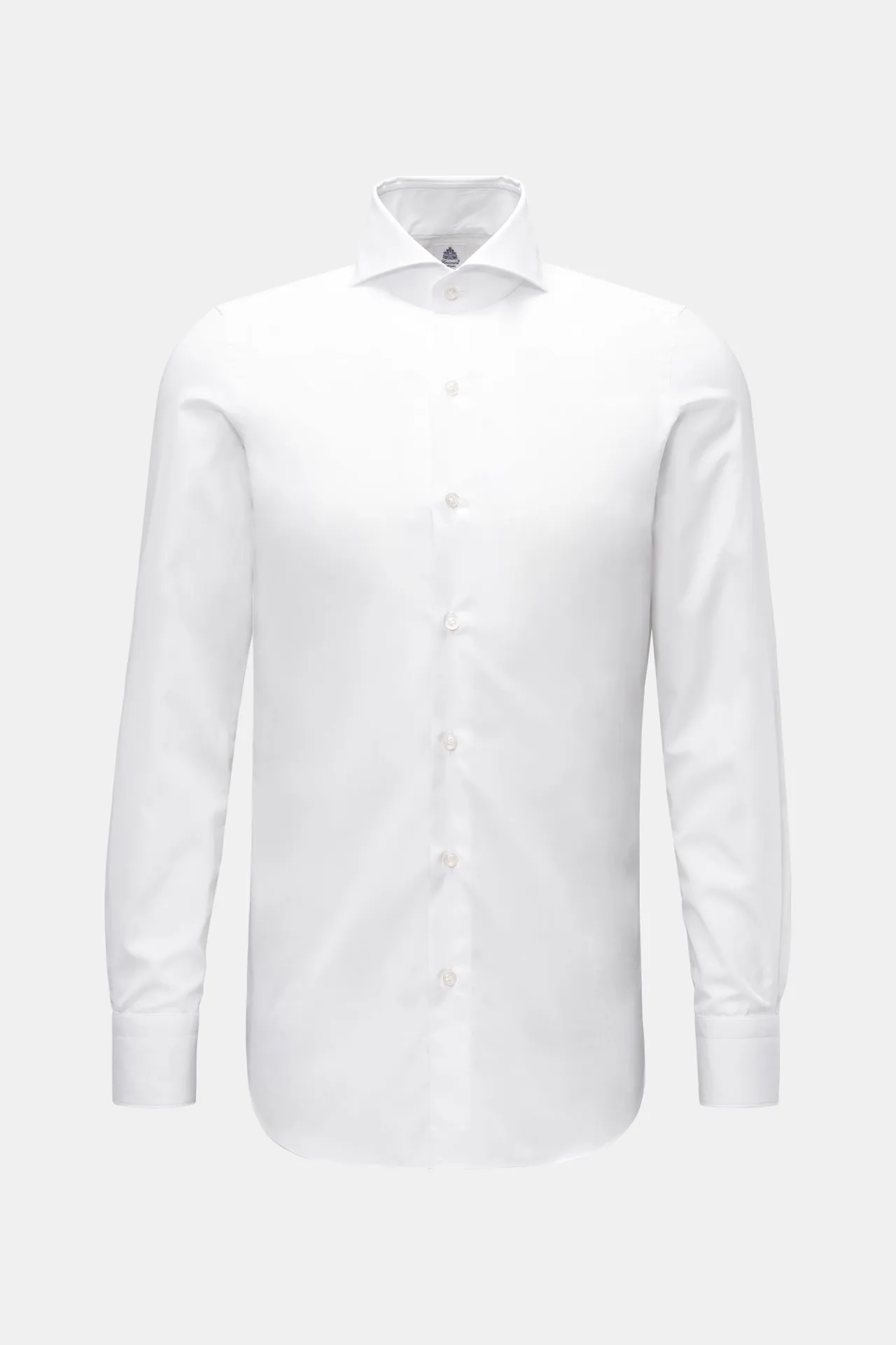 Finamore - Herren - Business Hemd %27Sergio Milano%27 Haifisch-Kragen weiß Finamore - Herren - Business Hemd %27Sergio Milano%27 Haifisch-Kragen weiß