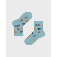 Vilebrequin - Mehrfarbige Rondes Des Tortues Socken Für Kinder – Vilebrequin X Falke - Socken - Socks7 - Blau - Größe 19-22 Vilebrequin - Mehrfarbige Rondes Des Tortues Socken Für Kinder – Vilebrequin X Falke - Socken - Socks7 - Blau - Größe 19-22