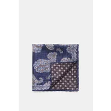 Rosi Collection - Herren - Seiden-Einstecktuch %27Easy%27 dunkelblau/dunkelbraun/hellblau gemustert Rosi Collection - Herren - Seiden-Einstecktuch %27Easy%27 dunkelblau/dunkelbraun/hellblau gemustert