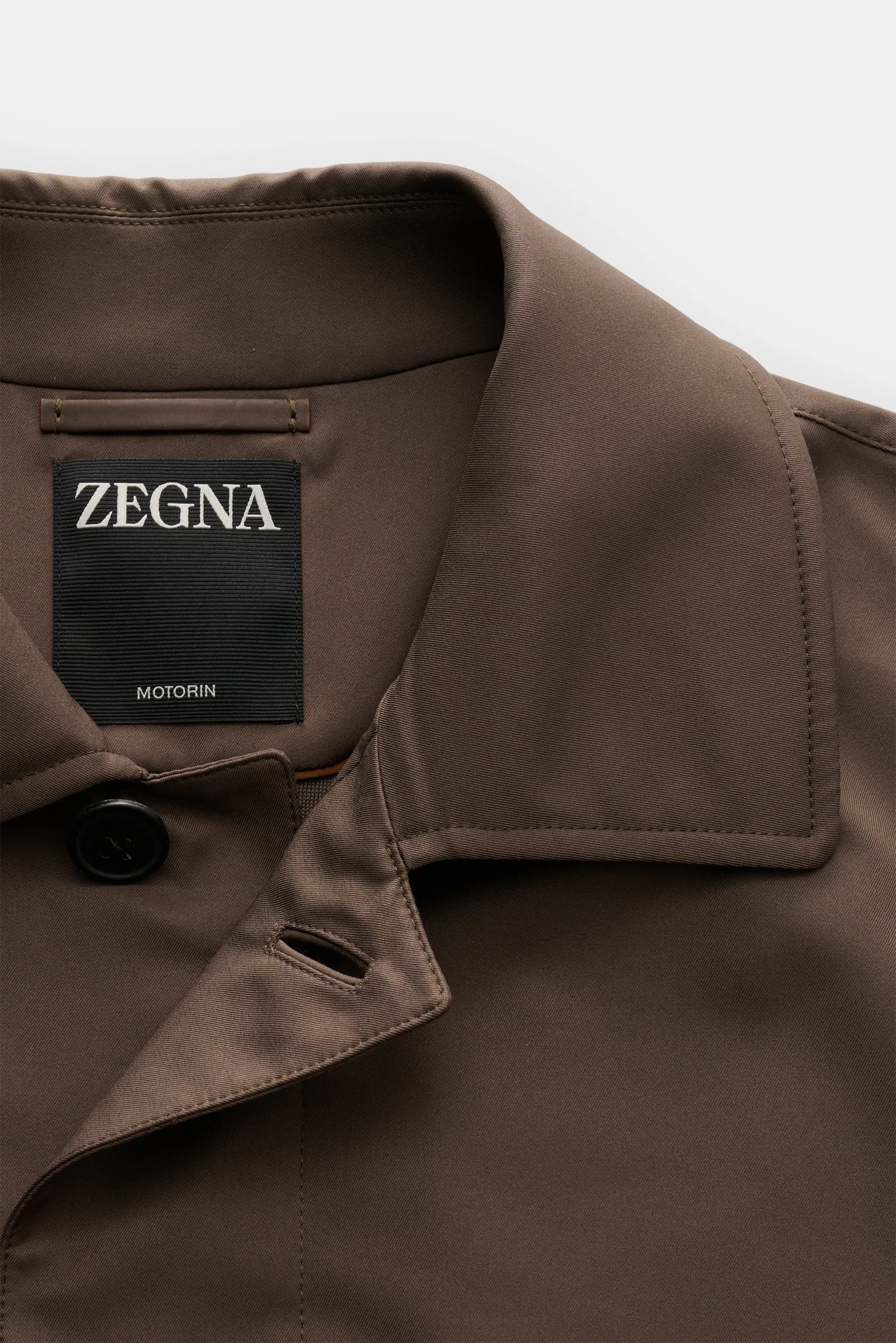 Zegna - Herren - Mantel 'Motorin' graubraun – Bild 3