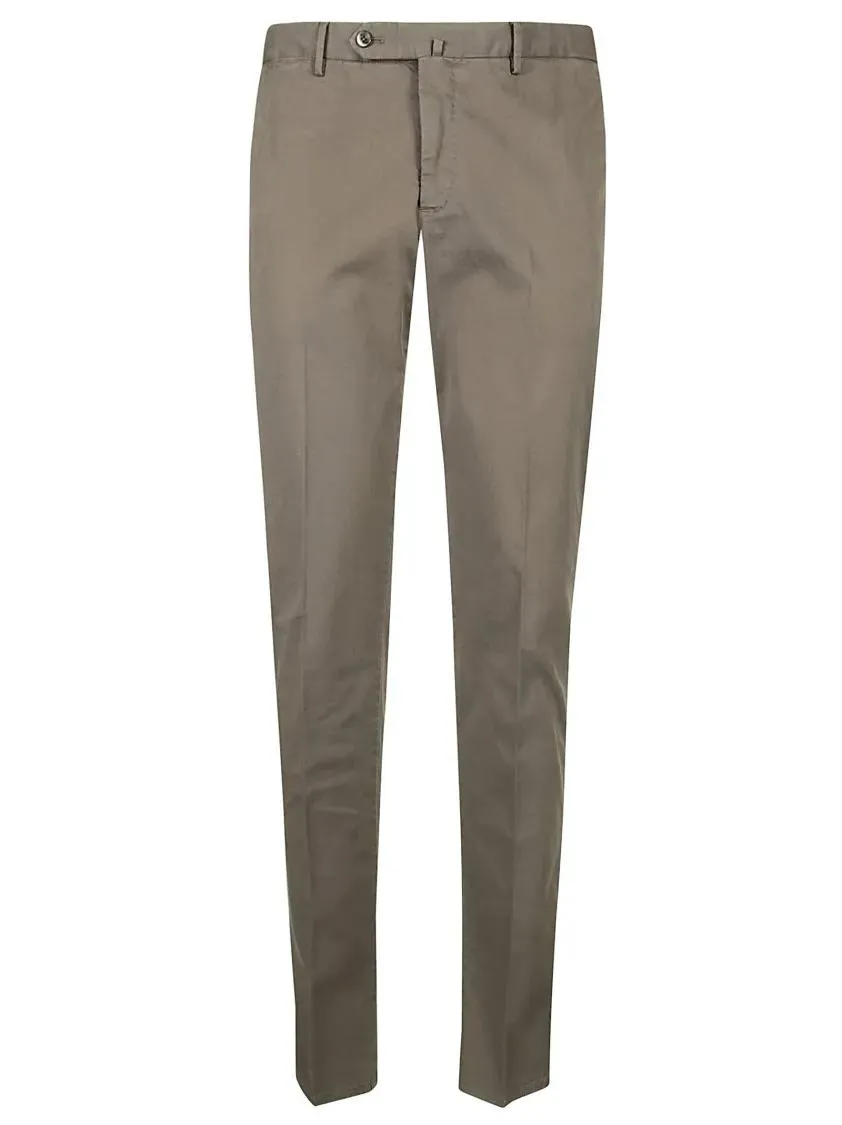Pt Torino - Tailored Brown Super Slim Pants In Stretch Cotton - Größe 56 - braun Pt Torino - Tailored Brown Super Slim Pants In Stretch Cotton - Größe 56 - braun