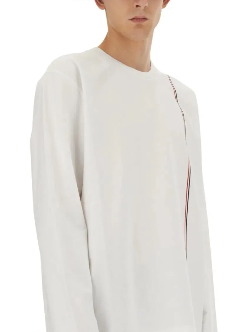 Thom Browne - T-Shirt With Logo - Größe 3 - weiß – Bild 2