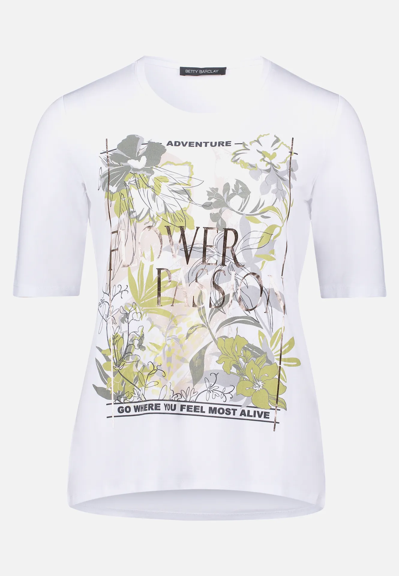 Basic Shirt mit Rundhalsausschnitt – Bild 3