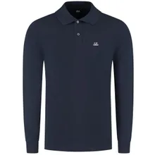 CP Company - Polo - Long Sleeve - Größe L - blau CP Company - Polo - Long Sleeve - Größe L - blau