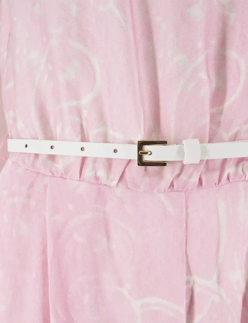 Ermanno Firenze - Pink Lace Viscose Jumpsuit - Größe 40 - pink – Bild 3