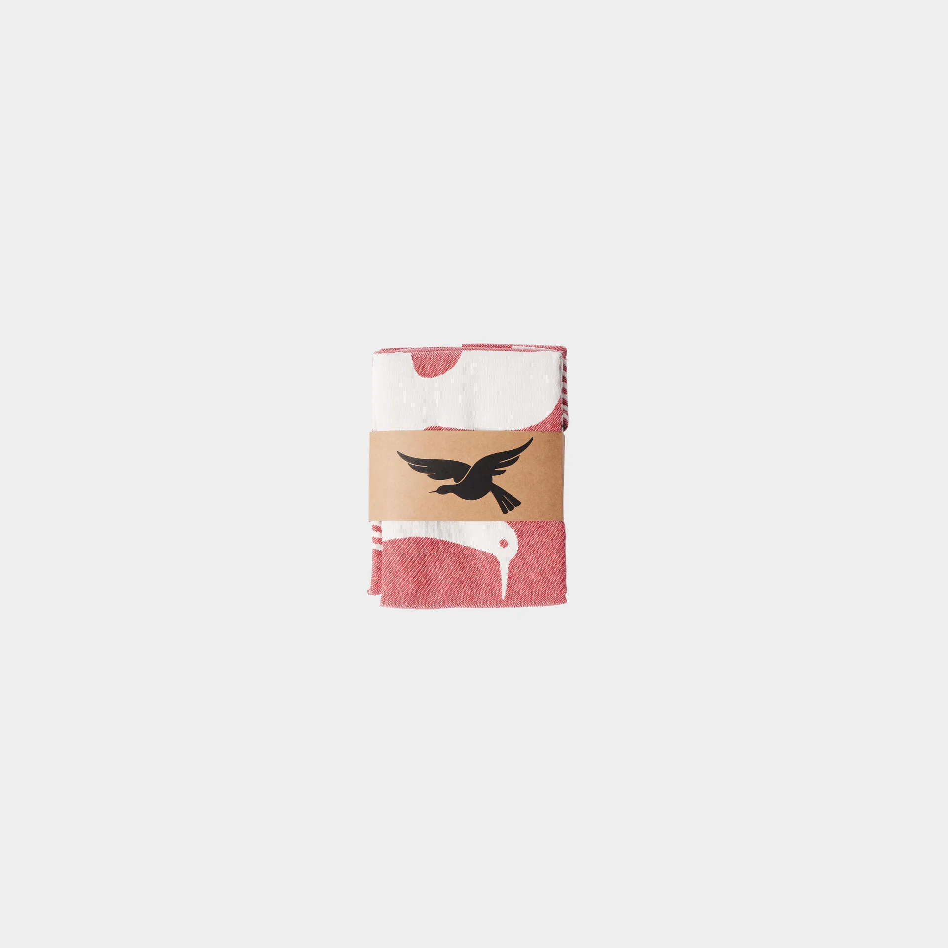 Infinite Kitchen Bird Towel Set Red Infinite Kitchen Bird Towel Set Red