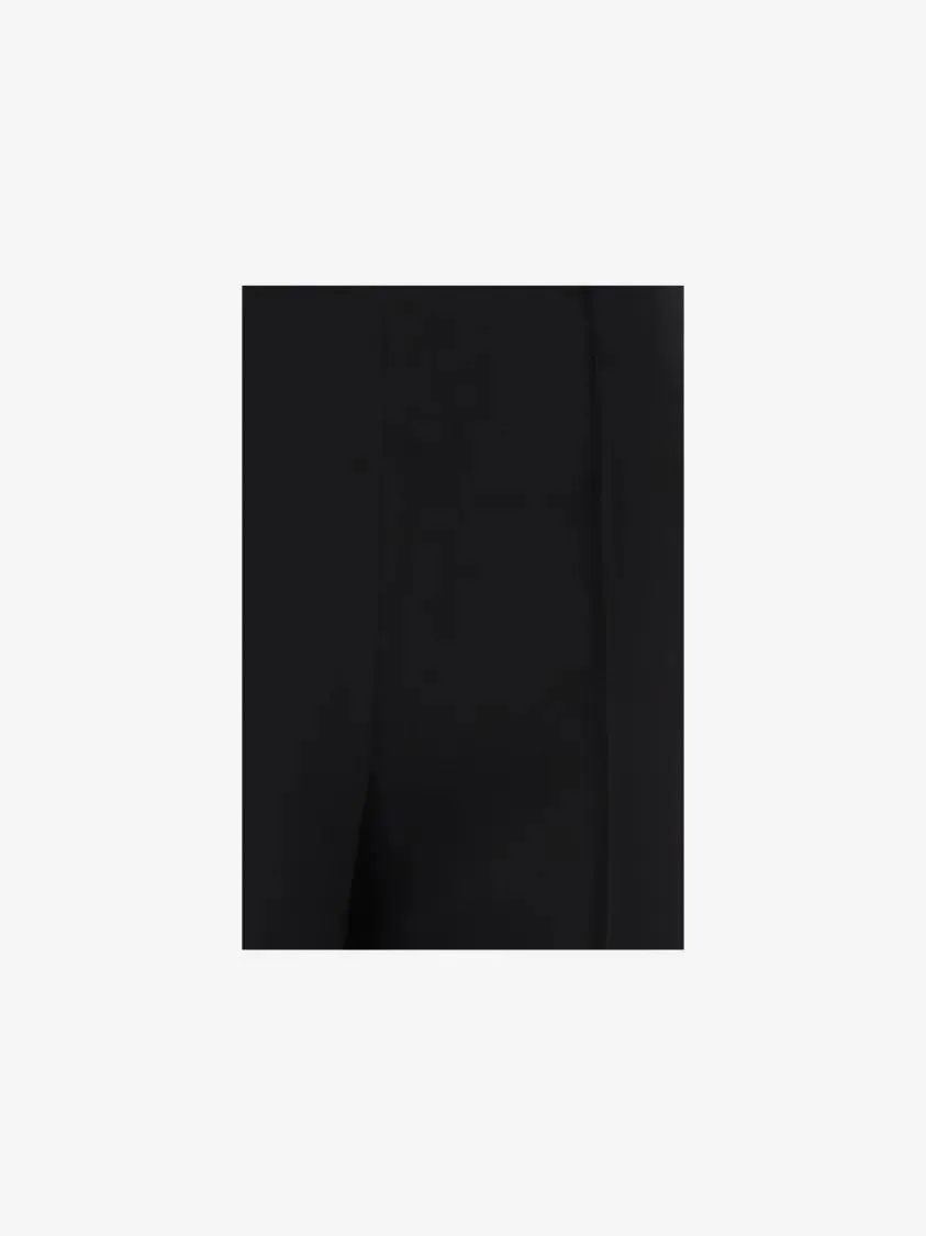 Giorgio Armani - Tailored Stretch Viscose Pants With Pleated Detail - Größe 44 - schwarz – Bild 2