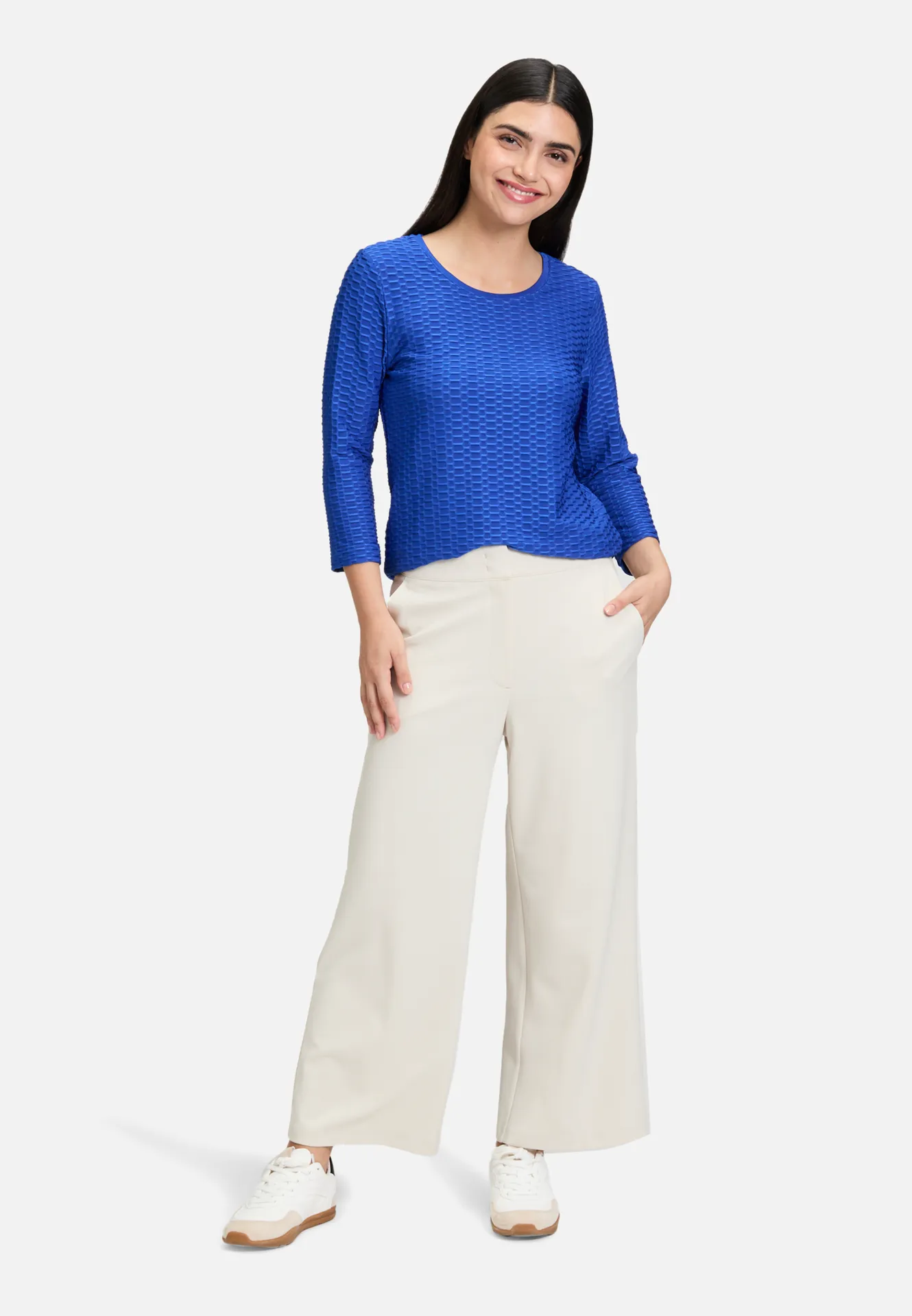 Basic Shirt mit Rundhalsausschnitt – Bild 2