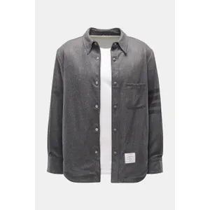 Thom Browne - Herren - Overshirt dunkelgrau meliert Thom Browne - Herren - Overshirt dunkelgrau meliert
