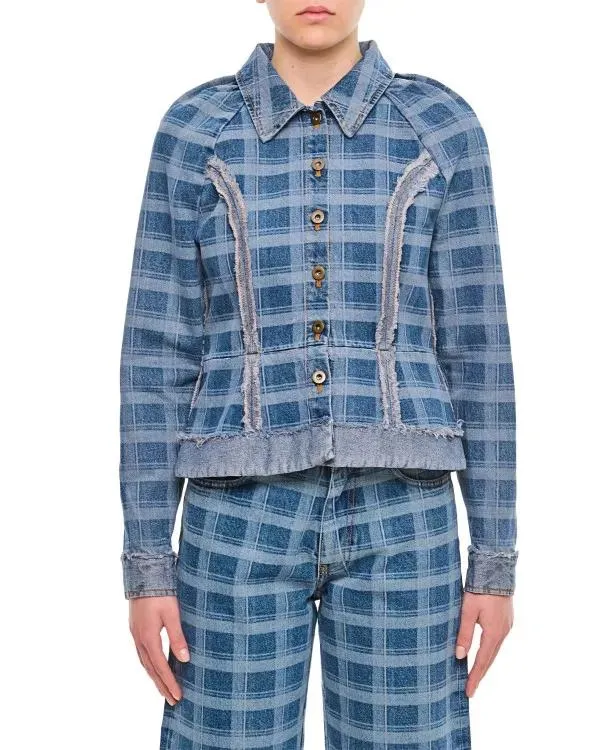Molly Goddard - Alfie Denim Jacket - Größe 10 - blau Molly Goddard - Alfie Denim Jacket - Größe 10 - blau