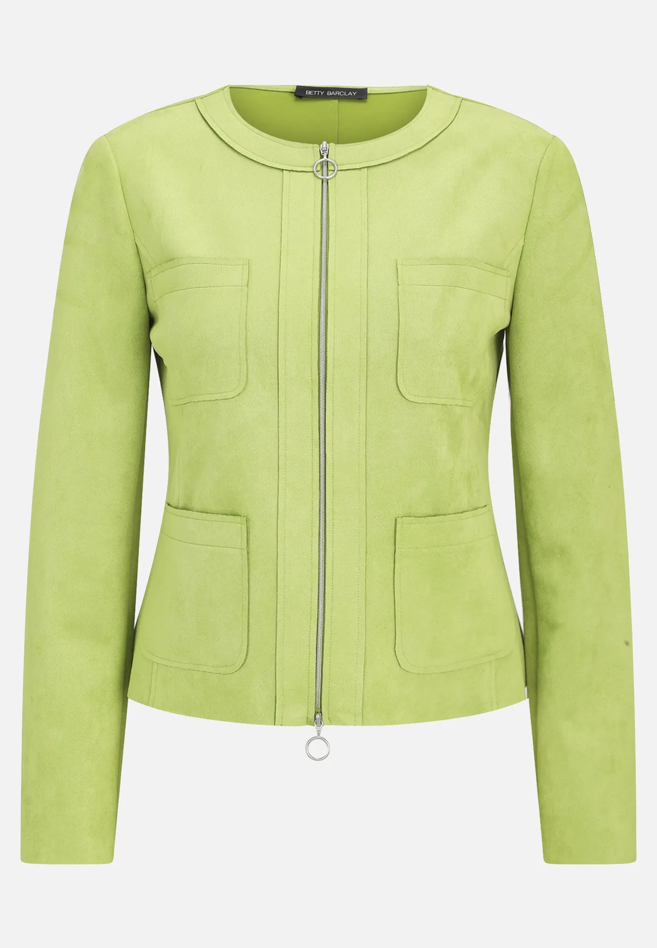 Blazer-Jacke mit Reißverschluss – Bild 3