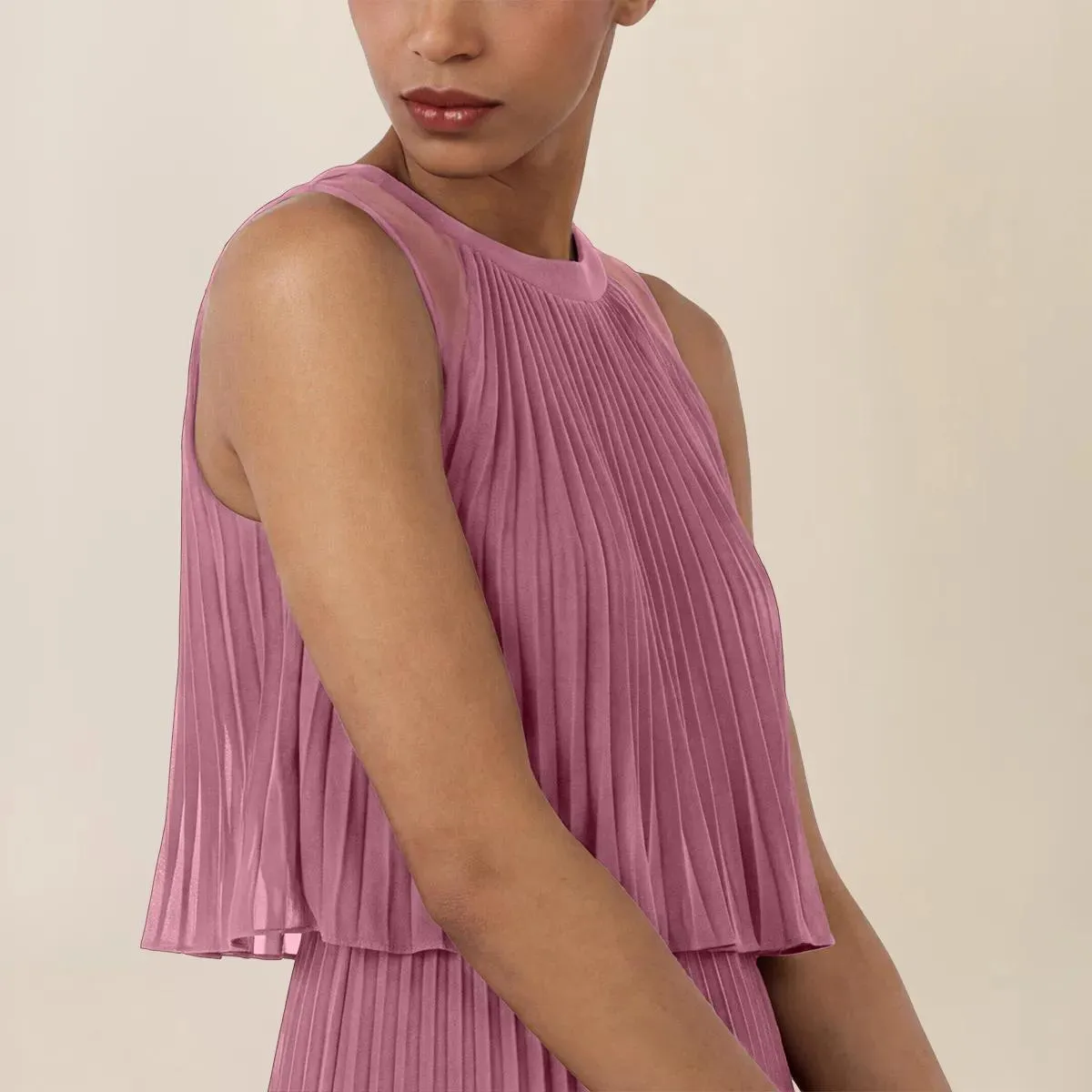 Apart - Chiffonkleid - Größe 34 - rosa – Bild 3