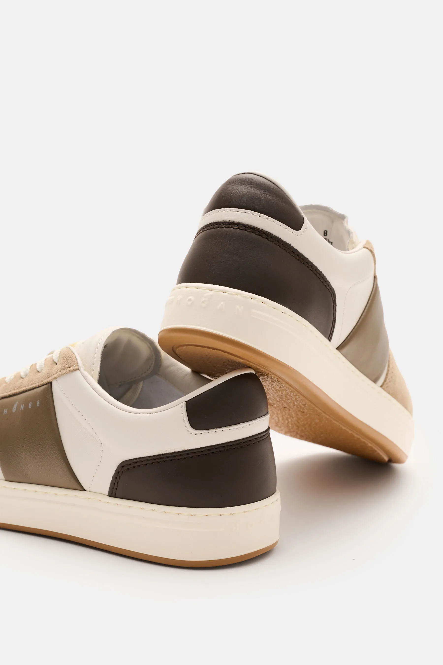 Hogan - Herren - Sneaker 'Allacciato' beige/braun/creme – Bild 4