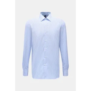 Finamore - Herren - Business Hemd %27Rodi Napoli%27 Kent-Kragen hellblau/weiß gestreift Finamore - Herren - Business Hemd %27Rodi Napoli%27 Kent-Kragen hellblau/weiß gestreift