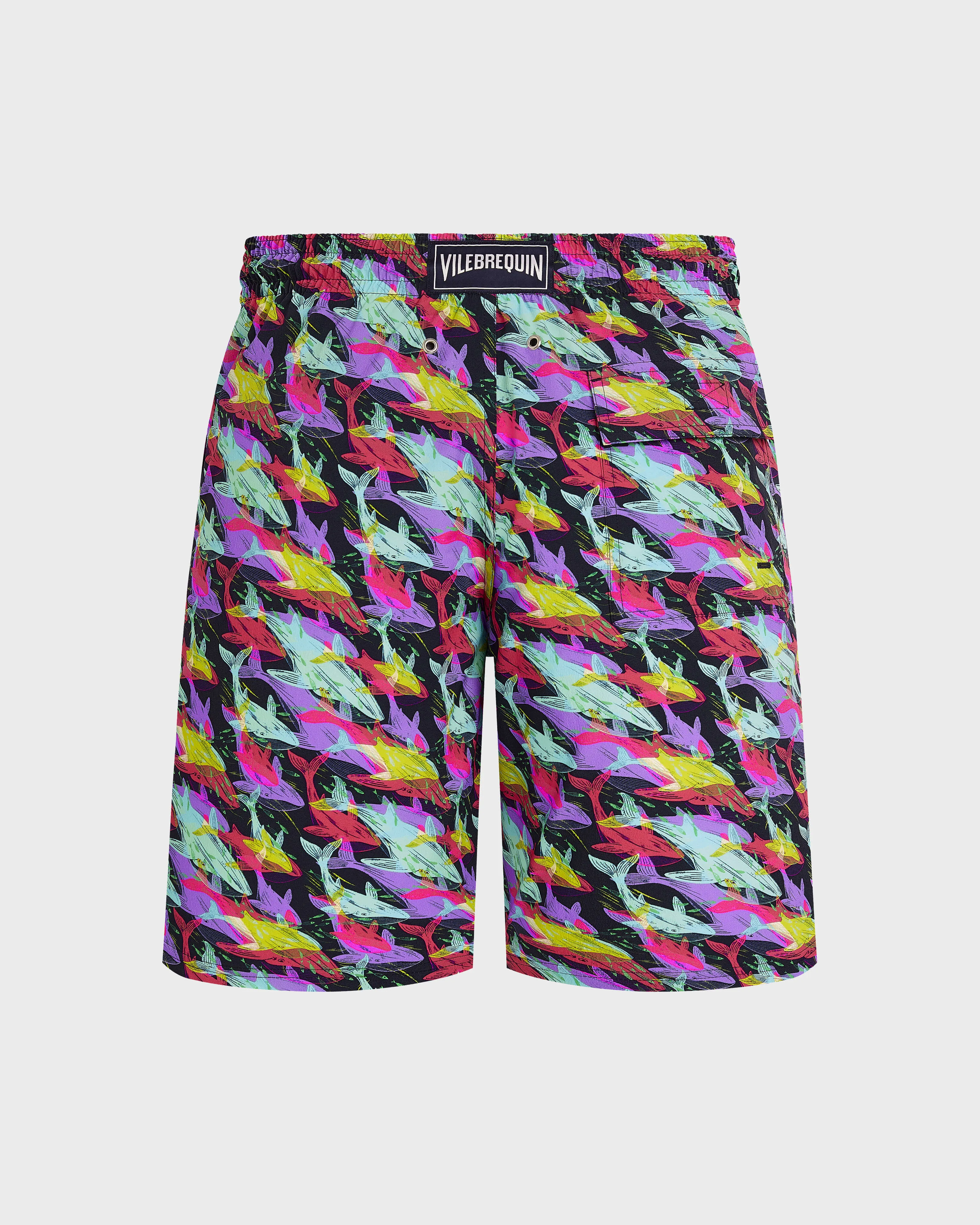 Vilebrequin - Lange Whales Offset Stretch-badeshorts Für Herren - Bademode - Okorise - Blau - Größe XXXL – Bild 2