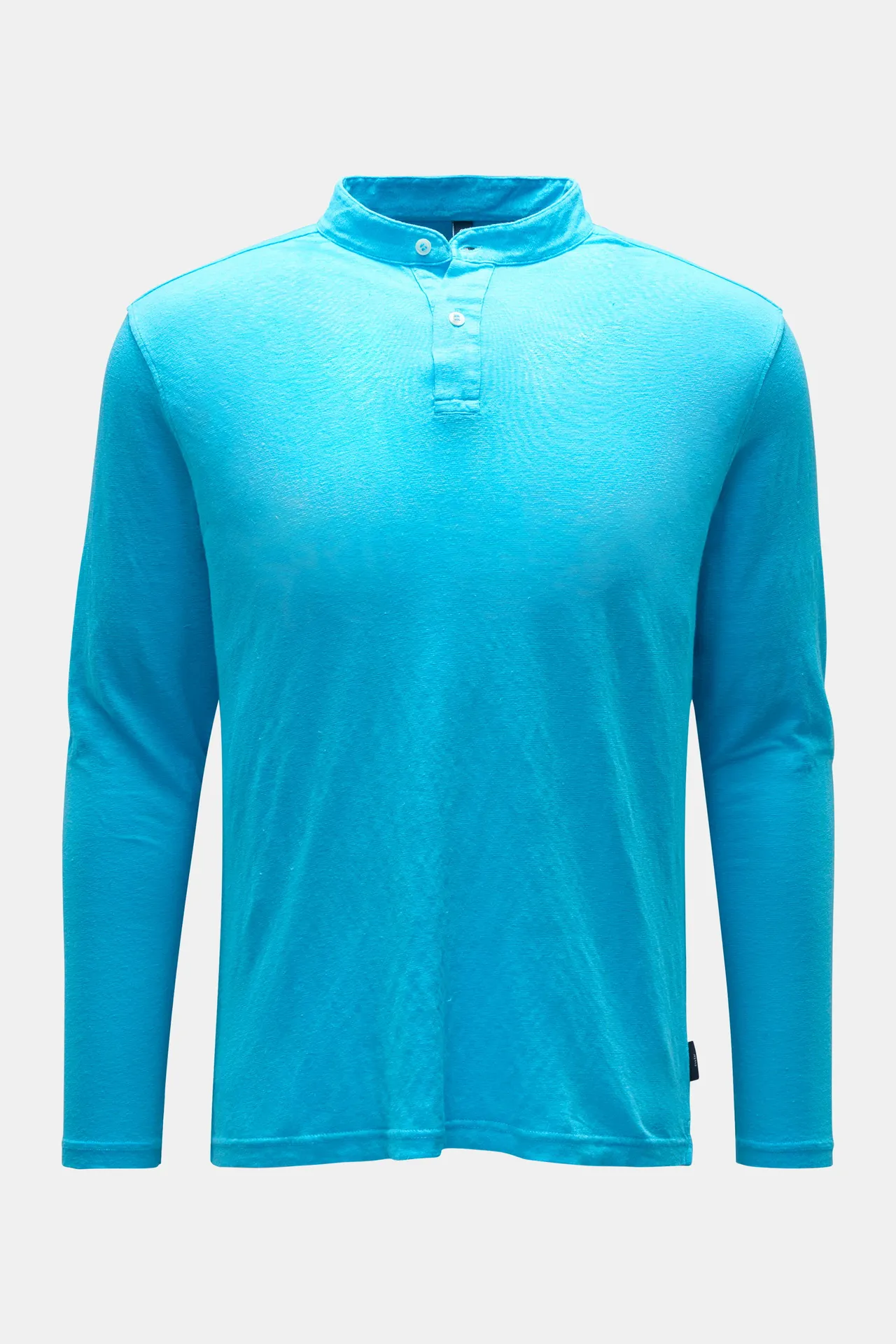 04651/ A trip in a bag - Herren - Leinen Henley-Shirt türkis 04651/ A trip in a bag - Herren - Leinen Henley-Shirt türkis