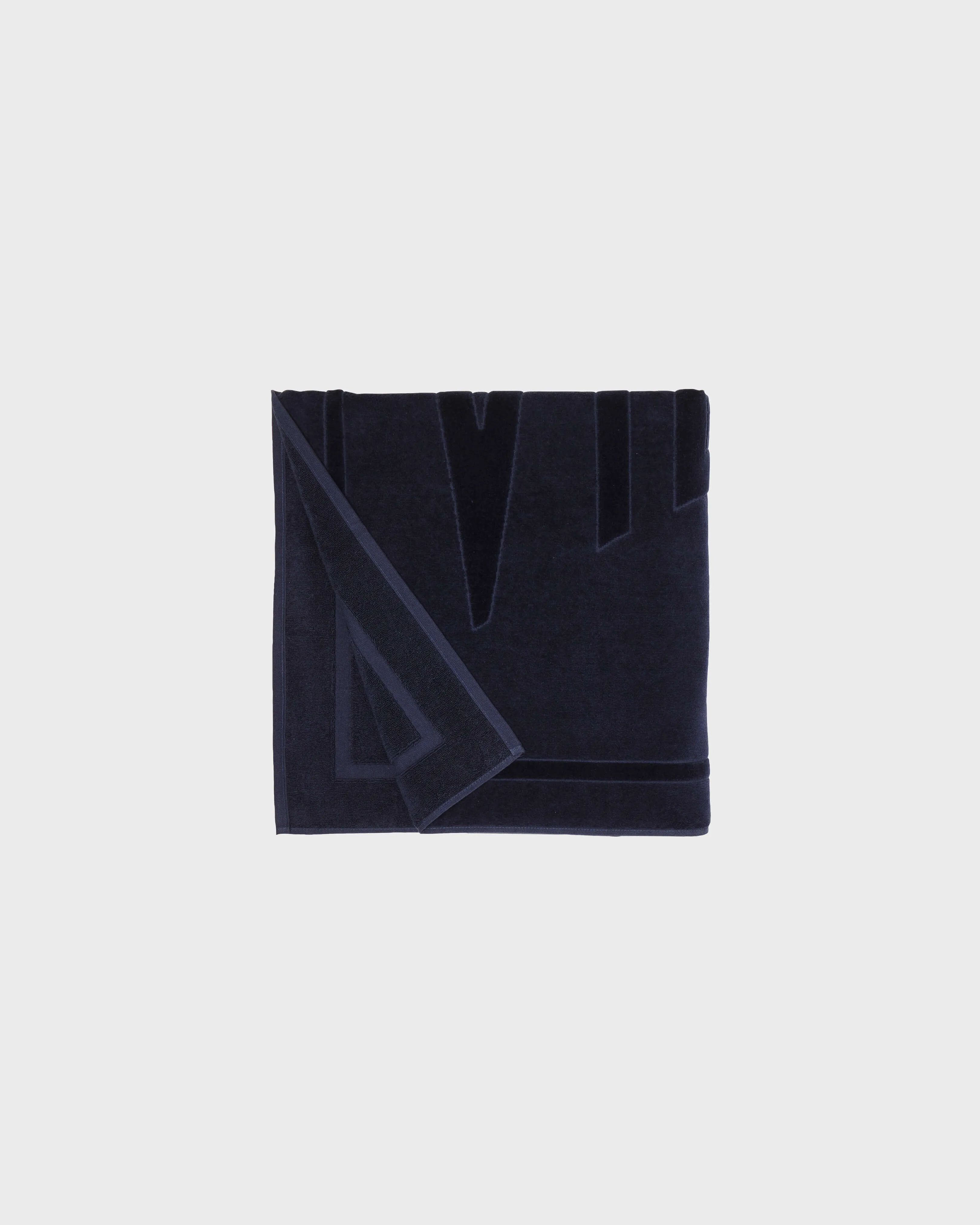 Vilebrequin - Solid Strandtuch Aus Bio-baumwolle - Strandtuch - Sand - Blau - Größe OSFA – Bild 2