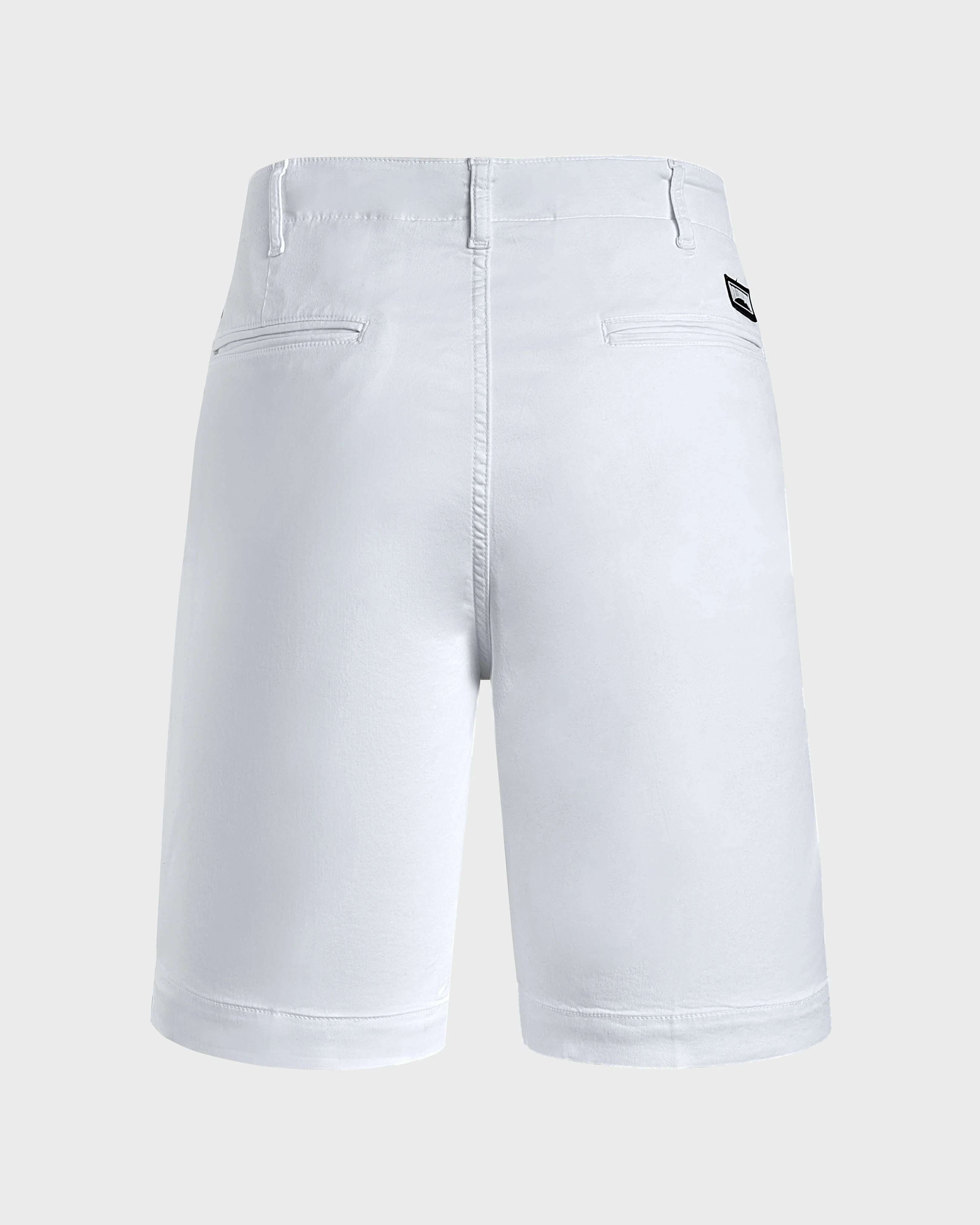 Vilebrequin - Solid Bermudashorts Aus Tencel-baumwolle Für Herren - Bermuda - Ponche - Weiss - Größe 40 – Bild 2