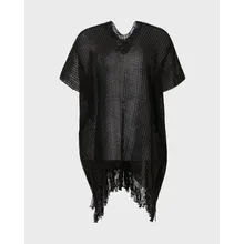 Vilebrequin - Damen Netz-tunika - Tunika - Fulvia - Schwarz - Größe XS/S Vilebrequin - Damen Netz-tunika - Tunika - Fulvia - Schwarz - Größe XS/S