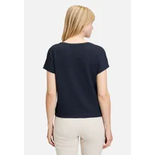 Strukturshirt mit U-Boot-Ausschnitt Strukturshirt mit U-Boot-Ausschnitt